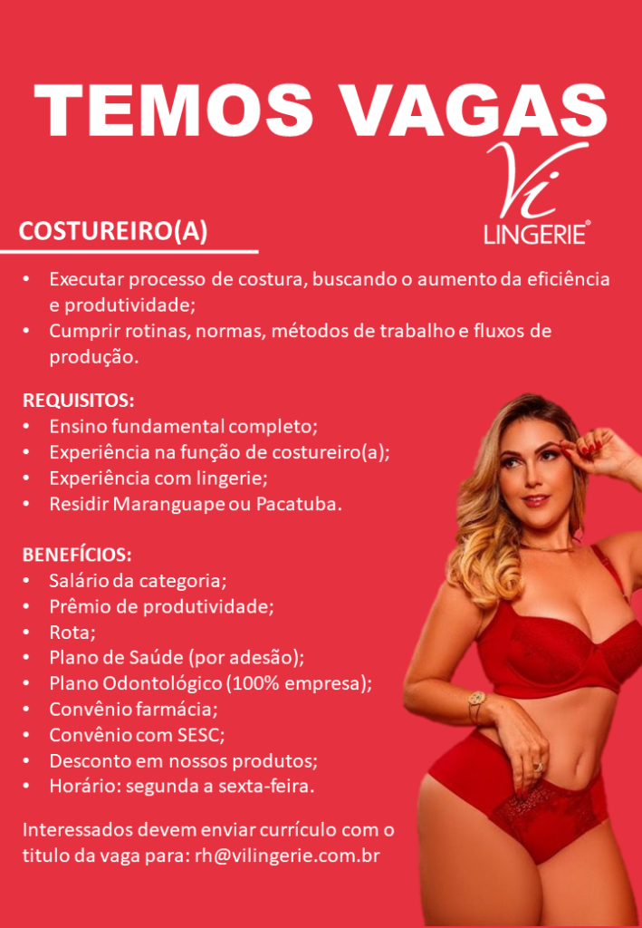 Vaga Para Costureira Portal Vagas