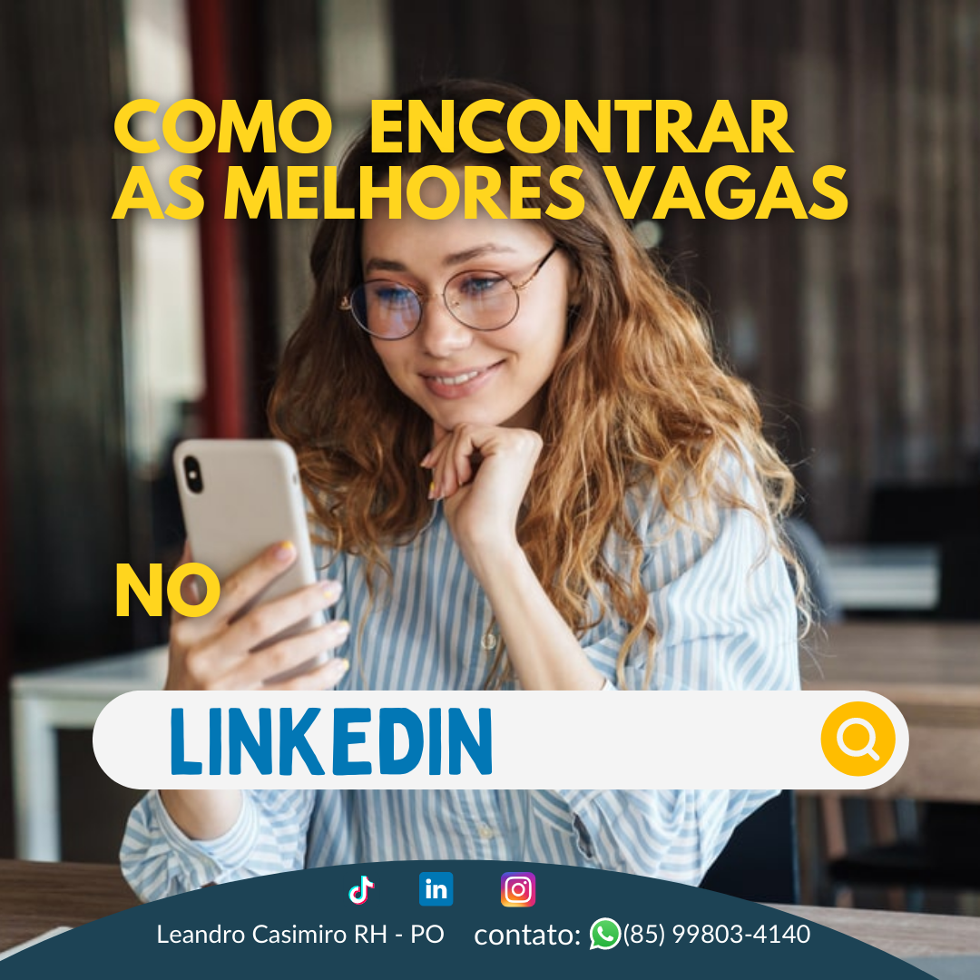 Como Encontrar As MELHORES VAGAS No Linkedin Portal Vagas