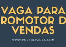 PROMOTOR DE VENDAS C/ MOTO