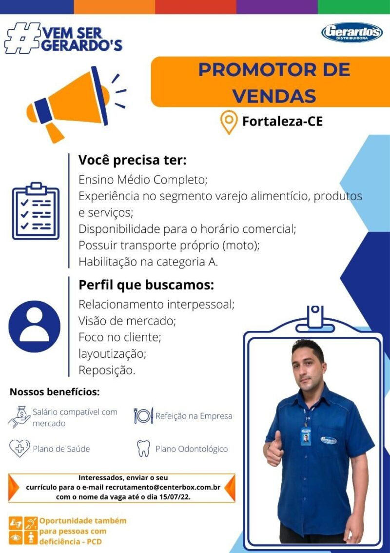 Vaga de Emprego para Promotor de Vendas - Portal Vagas