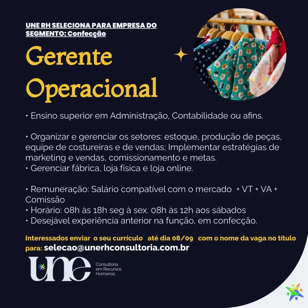 Vaga Para Gerente Operacional Portal Vagas 9146