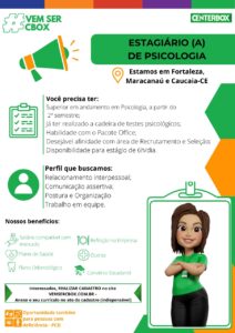 Vaga de Estágio em Psicologia