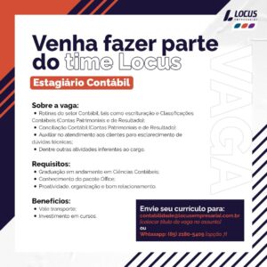 Vaga de Estagio de Contabilidade