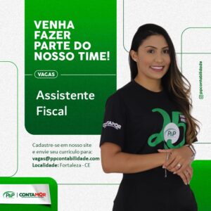 Vaga para Assistente fiscal