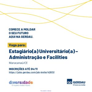 Vaga Estagiário(a) Universitário(a) - Administração e Facilities