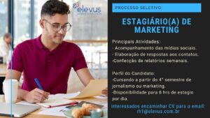 Vaga de Estágio em Marketing
