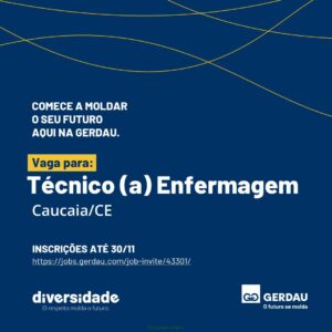 Vaga Técnico(a) de Enfermagem do Trabalho