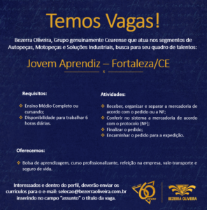Vaga para Jovem Aprendiz