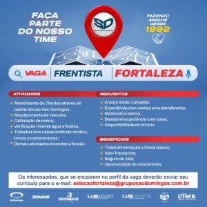Vaga para Frentista