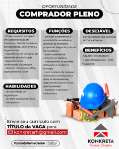 Vaga para Comprador
