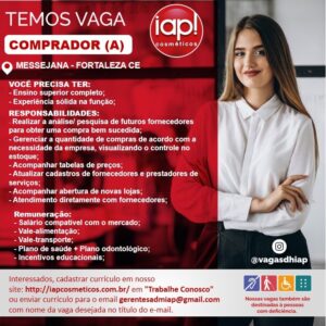 Vaga para Comprador