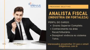 Vaga para Analista Fiscal