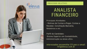 Vaga para Analista Financeiro