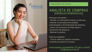 Vaga para Analista de Compras