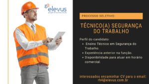 Vaga para Técnico de Segurança do Trabalho