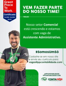 Vaga para Assistente Adminstrativo