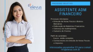 Vaga para Assistente Adminstrativo