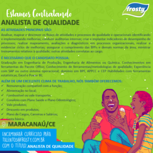 Vaga para Analista de Qualidade