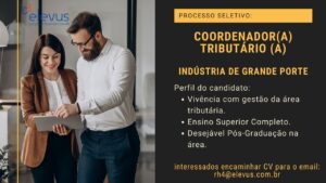Vaga para Coordenador Tributario