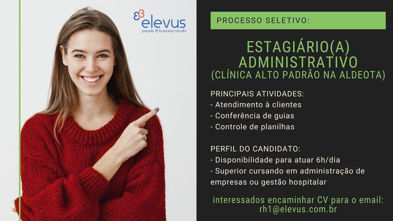 Estágio Adminstrativo para Clinica