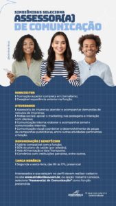 Vaga para Assessoria de Comunicação
