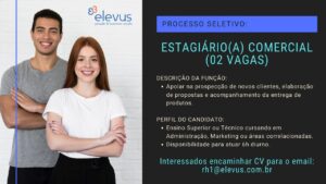 Vaga de Estágio Comercial