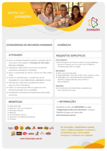 Vaga de Estágio em Recursos Humanos