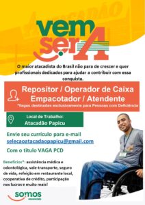 Vagas para PCD no Atacadao