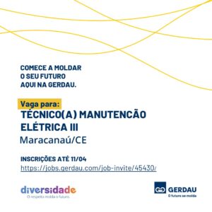Vaga Técnico(a) Manutenção Elétrica III