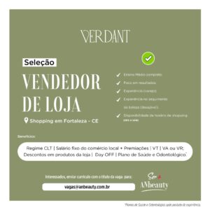 Vaga para Vendedor de Loja