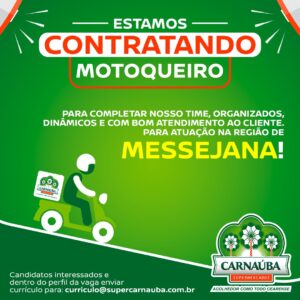 Vaga para Motoqueiro
