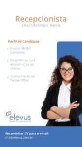 Vaga para Recepcionista