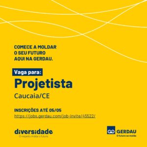 Vaga para Projetista