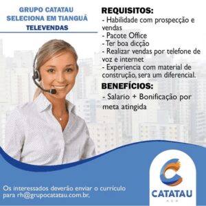 Vaga para Televendas