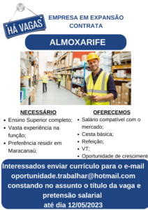 Vaga para Almoxarife