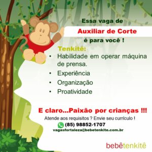 Vaga para Auxiliar de Corte