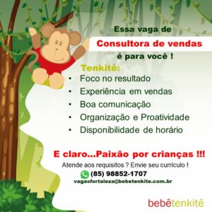 Vaga Para Consultor de Vendas