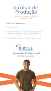 Vaga Auxiliar de Produçao