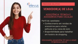 Vaga para Vendedor de Loja