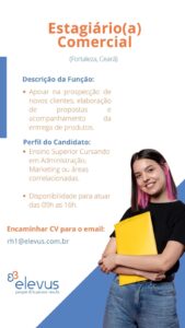 Vaga de Estágio Comercial