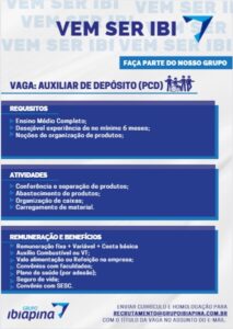 Vaga para Auxiliar de Deposito