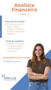 Vaga para Analista Financeiro