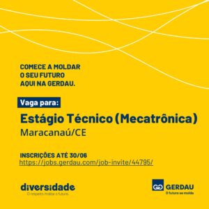 Vaga de estágio Técnico Mecatrônica