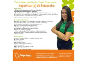Vaga para Supervisor Financeiro