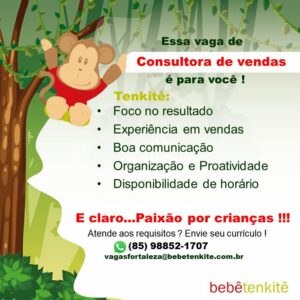 Vaga para Consultor de Vendas