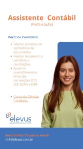 Vaga para Assistente Contábil