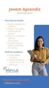 Vaga para Jovem Aprendiz