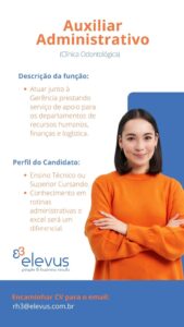 Vaga para Auxiliar Adminstrativo
