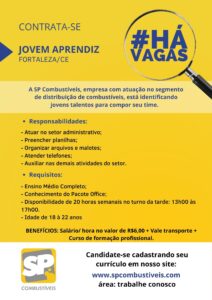 Vaga para Jovem Aprendiz (SP Combustiveis)