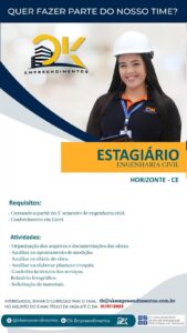 Vaga de Estágio Engenharia Civil